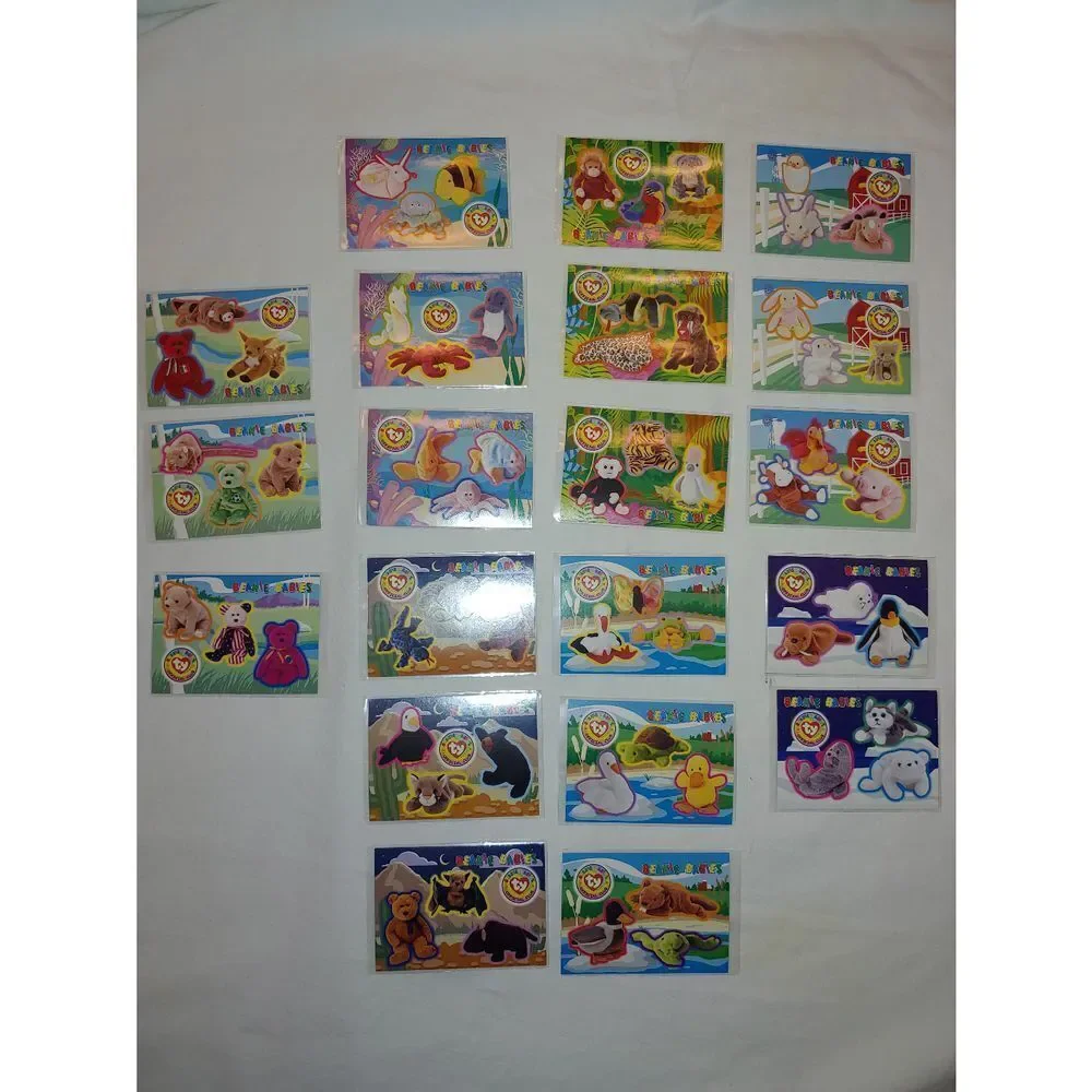 TY Beanie Babies BBOC Stickers - Series 3 20 cards 3 stickers per card